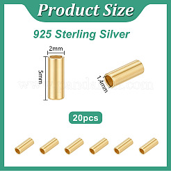 20Pcs 925 Sterling Silver Spacer Beads&nbsp;FIND-PH0060-03