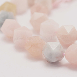 Natural Morganite Beads Strands&nbsp;G-E359-14-8mm