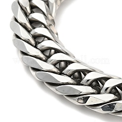 Non-Tarnish 201 Stainless Steel Cuban Link Chains Bracelet for Men Women&nbsp;BJEW-H550-07D-P