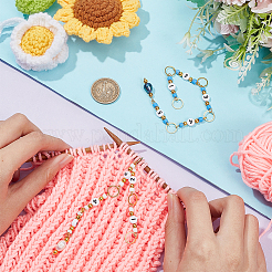 Acrylic Beaded Knitting Row Counter Chains&nbsp;HJEW-AB00591