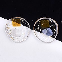 Transparent Resin Cabochons&nbsp;CRES-S362-013A-01