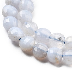 Natural Blue Lace Agate Beads Strands&nbsp;G-C179-A08-02