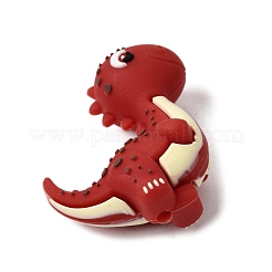 Cartoon Dinosaur Food Grade Eco-Friendly Silicone Focal Beads&nbsp;SIL-C010-01