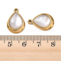 Natural Freshwater Shell Pendants&nbsp;STAS-G397-22G-01