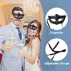 2Pcs 2 Styles Plastic Masquerade Masks for Cosplay Party Costume Accessory&nbsp;FEPA-TA0001-02B