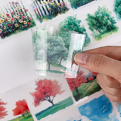 6 Rolls 6 Colors PET Self-Adhesive Paper Decorative Stickers&nbsp;DIY-CP0012-90