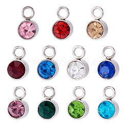 10Pcs Glass Rhinestone Charms&nbsp;STAS-TA0003-26H