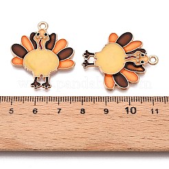 Thanksgiving Day Theme Alloy Enamel Pendants&nbsp;ENAM-T020-52A-01