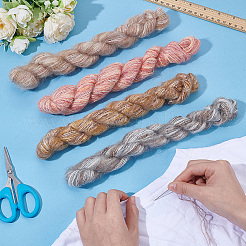 4 Rolls 4 Colors Gradient Mohair Yarn&nbsp;OCOR-CY0004-09A