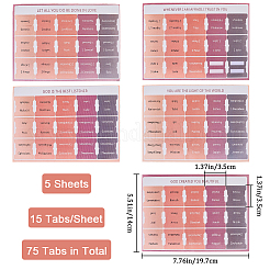 Label Sticker Paper Self-Adhesive Stickers&nbsp;DIY-WH20001-30A