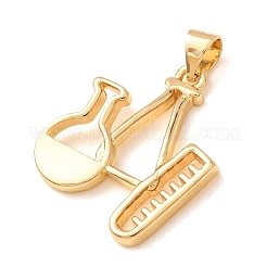 Brass Pendants&nbsp;KK-CBA0009-04G