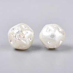 UV Plating Opaque Acrylic Beads&nbsp;SACR-T020-04