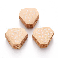Spray Painted Wood Multi-Strand Links&nbsp;WOOD-S055-23C