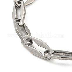 Non-Tarnish 304 Stainless Steel Cable Chains Bracelets for Men & Women&nbsp;BJEW-D042-04P