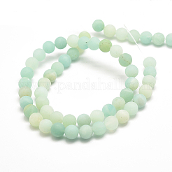 Natural Amazonite Bead Strands&nbsp;X-G-G684-03-8mm