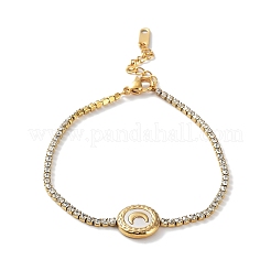 PVD Vacuum Plating 304 Stainless Steel Crescent Moon Link Bracelet&nbsp;BJEW-F463-04G