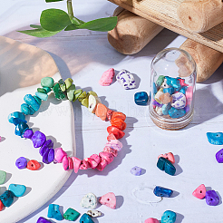 2 Strands Synthetic Turquoise Beads Strands&nbsp;G-SC0002-50