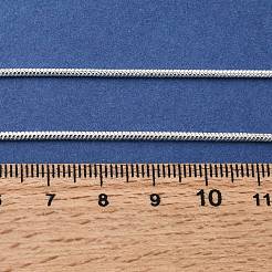 Brass Round Snake Chain Necklaces&nbsp;NJEW-BB10864-16