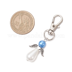 2Pcs Angel ABS Plastic Imitation Pearl Pendant Decorations&nbsp;HJEW-JM03818