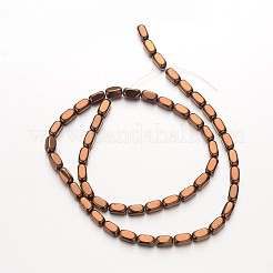 Electroplate Non-magnetic Synthetic Hematite Bead Strands&nbsp;G-F300-40A-08