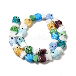 Handmade Lampwork Beads Strands&nbsp;LAMP-G154-07