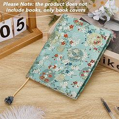 Polyester Book Cover with Bookmark Rope&nbsp;OFST-WH0012-001