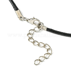 Angel Shape Alloy with Glass Pendant Necklaces&nbsp;NJEW-JN04560