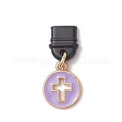 Alloy Enamel Mobile Plugs&nbsp;HJEW-JM03706