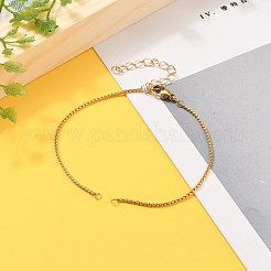 304 Stainless Steel Box Chains/Venice Chains Bracelets Making&nbsp;AJEW-JB00783-02