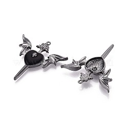 Alloy Enamel and Rhinestone Pendants&nbsp;PALLOY-T094-01
