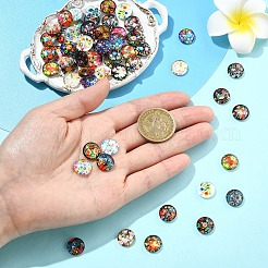2 Bags Glass Cabochons&nbsp;GGLA-YW0001-25