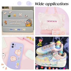 10Pcs 10 Style Polyester Embroidery Clothing Patches&nbsp;DIY-PH0009-91