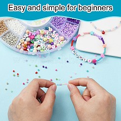 DIY Stretch Bracelet Making Kit&nbsp;DIY-YW0007-65