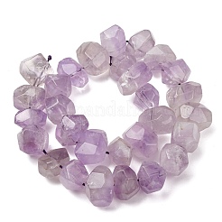 Natural Amethyst Nuggets Bead Strands&nbsp;G-P082-15