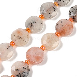 Natural Sunstone Beads Strands&nbsp;G-C116-A69-01