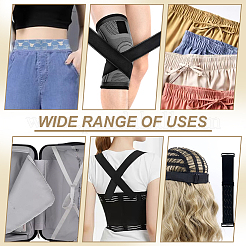 5 Yards Embroidery Flat Polyester Elastic Cord/Band&nbsp;OCOR-WH0016-10A