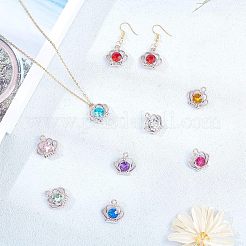 UV Plating ABS Plastic Pendants&nbsp;KY-CA0001-02