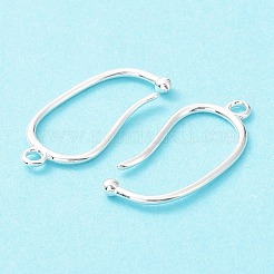 Brass Earring Hooks&nbsp;KK-R149-23S