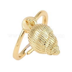 Brass Adjustable Finger Rings&nbsp;RJEW-C145-04G