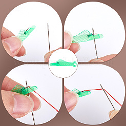 Fish Shape Sewing Machine Needle Threaders&nbsp;DIY-CP0011-19B