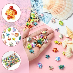 124Pcs 14 Styles Synthetic Turquoise Dyed Beads&nbsp;G-FS0005-88