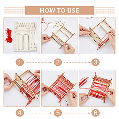DIY Wooden Loom Kits&nbsp;DIY-WH0502-06