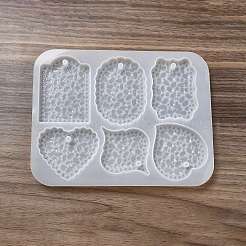 DIY Silicone Flash Diamond Effect Pendant Molds&nbsp;DIY-G079-16A