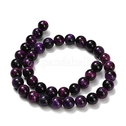 Natural Tiger Eye Beads Strands&nbsp;G-F591-18-10mm-01