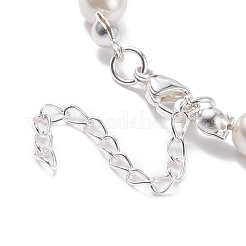 Shell Pearl & Glass Beaded Bracelet&nbsp;BJEW-TA00096