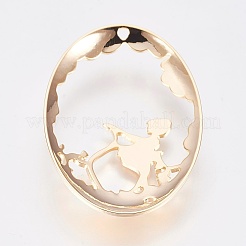 Brass Pendants&nbsp;KK-K230-04G-NF
