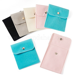 10Pcs 5 Colors Double-Sided Velvet Jewelry Rectangle Bags for Earrings Rings Bracelets Necklaces&nbsp;TP-TA0001-09