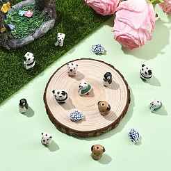 6Pcs 6 Styles Handmade Porcelain Beads&nbsp;PORC-YW0001-70
