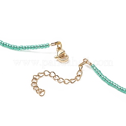 7Pcs 7 Colors Natural Pearl & Glass Seed Beaded Necklaces Set for Women&nbsp;NJEW-JN04184