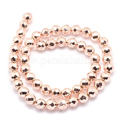 Electroplate Non-magnetic Synthetic Hematite Beads Strands&nbsp;G-L485-03C-LRG